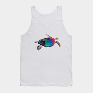 Turtle Pop Art Tank Top